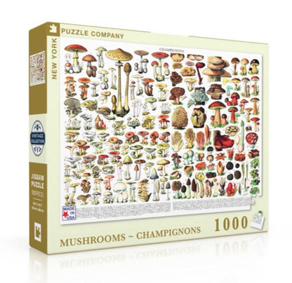 Mushrooms - Champignons Puzzle - 1000pc