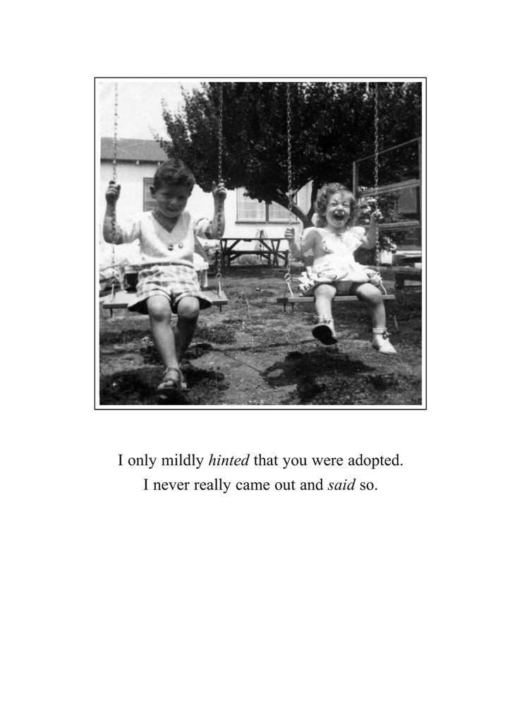 Adopted Humor Card