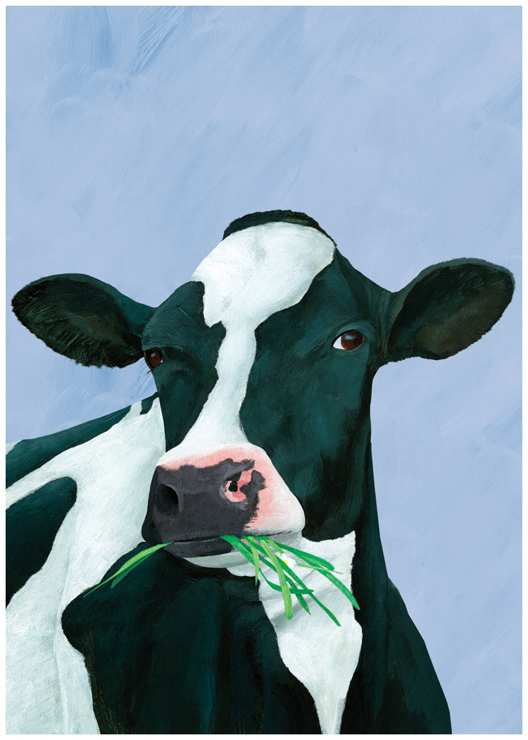 Moochas Grassias Cow Card