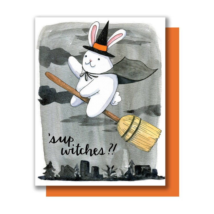 Sup Witches Halloween Card