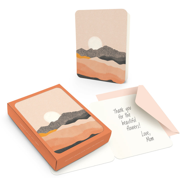 Sun on the Horizon Boxed Note Cards