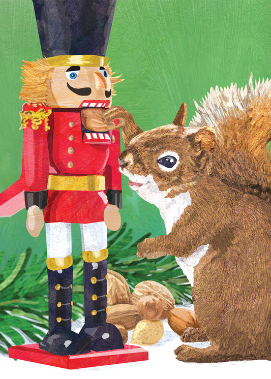 Squirrel Nutcracker Holiday Card