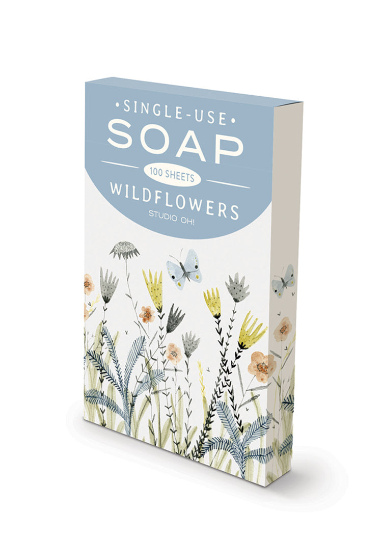 Wildflowers Instant Soap Sheets Box