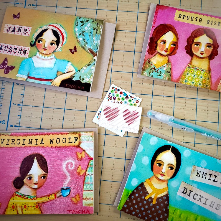 Great Literary Gals Card Set