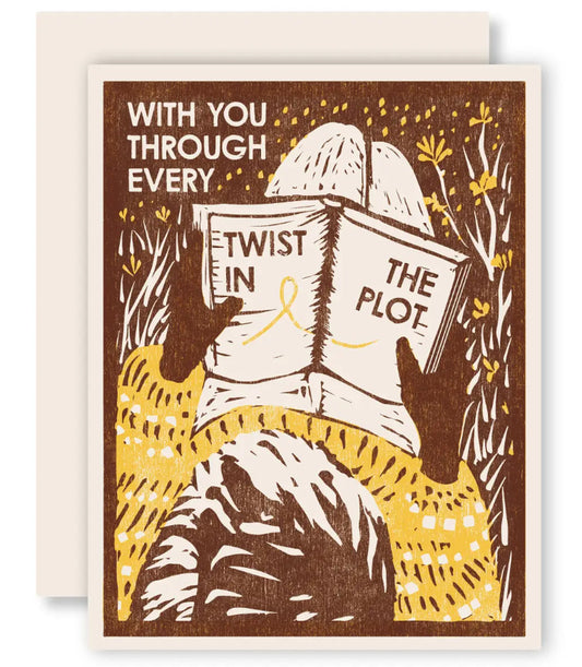 With You Through Every Twist Encouragement Card