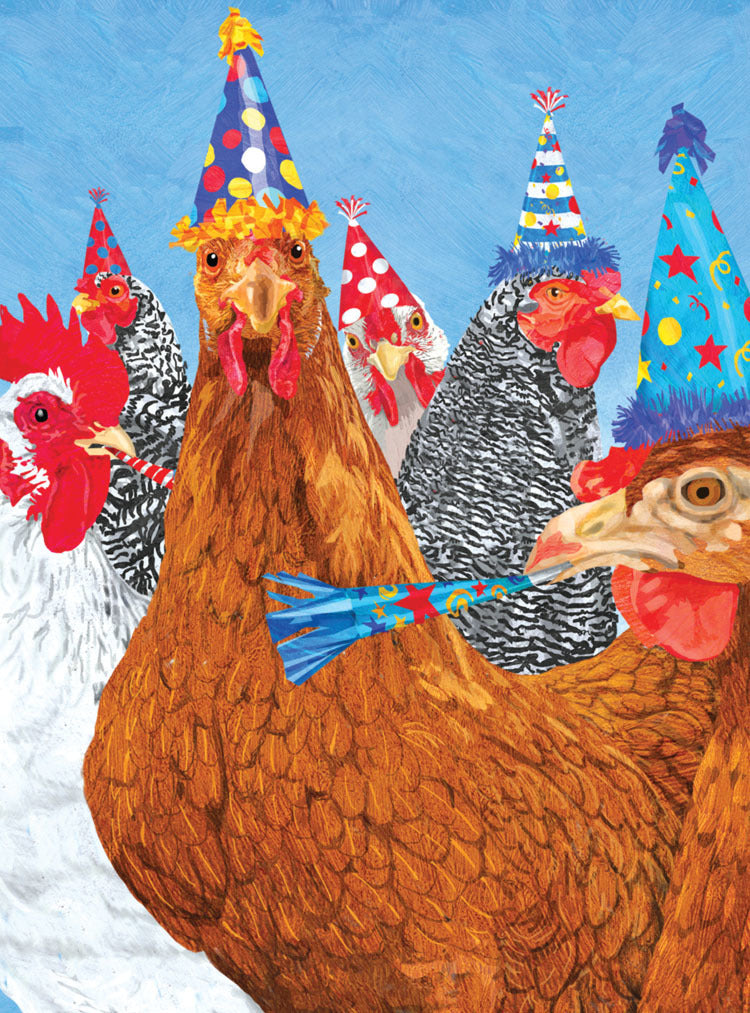 Celebrating Chickens Card