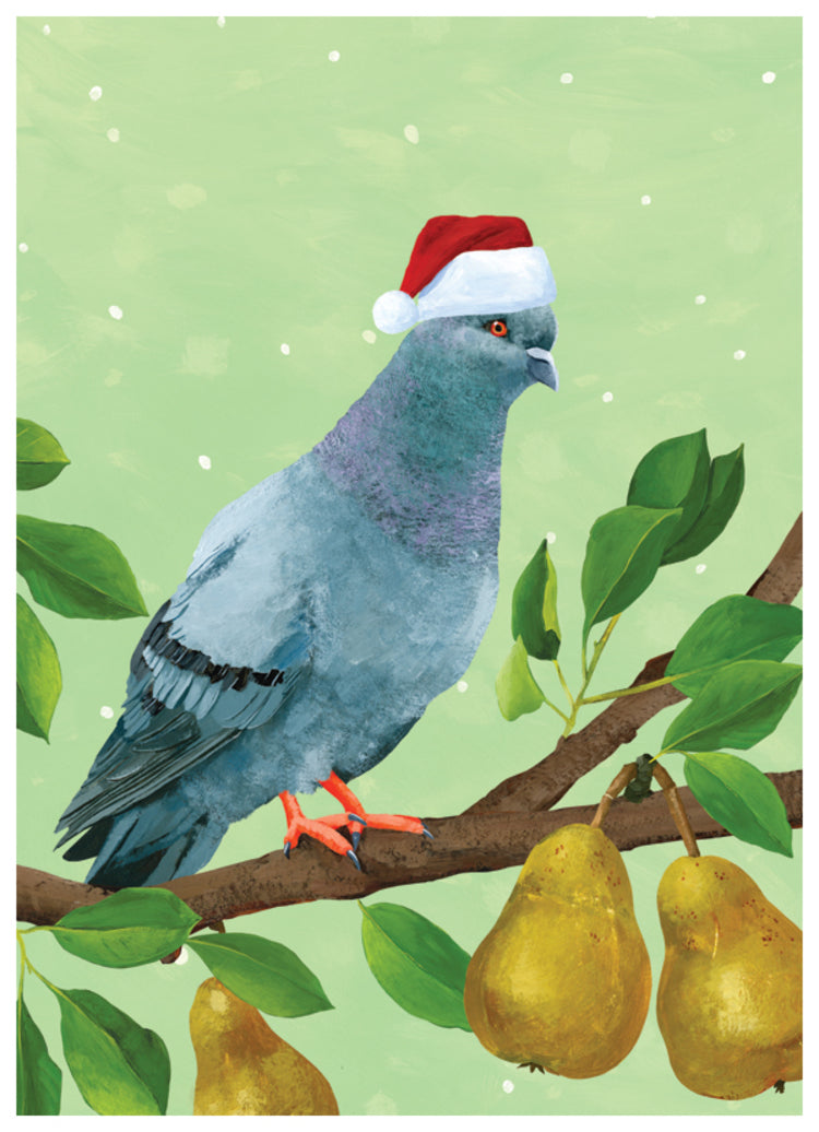 Pigeon Pears Holiday Card
