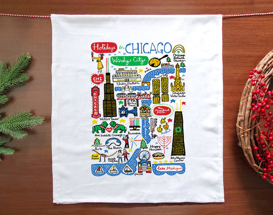 Holidays in Chicago Towel