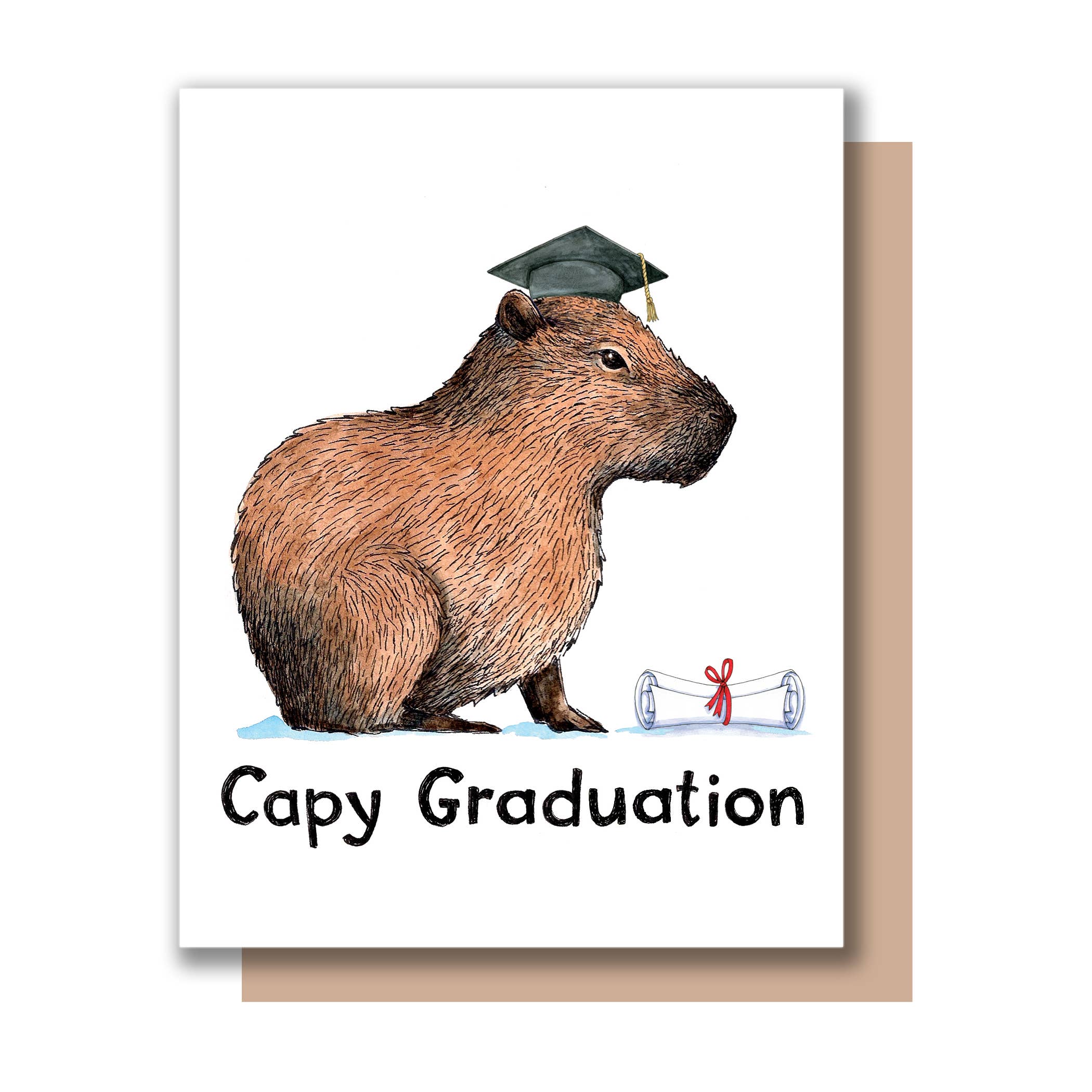 Capybara Graduation Card – Allport Editions