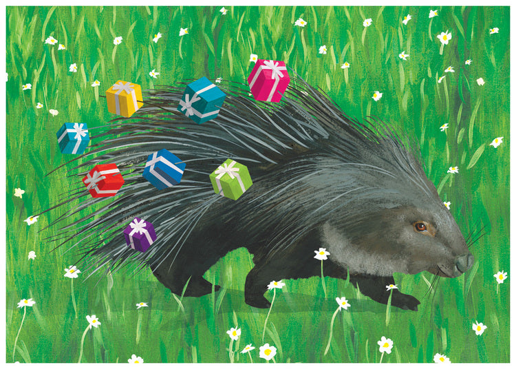 Birthday Porcupine Card