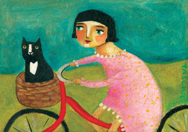 Bike Girl Mini Card