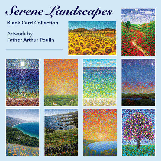 Serene Landscapes Blank Card Collection