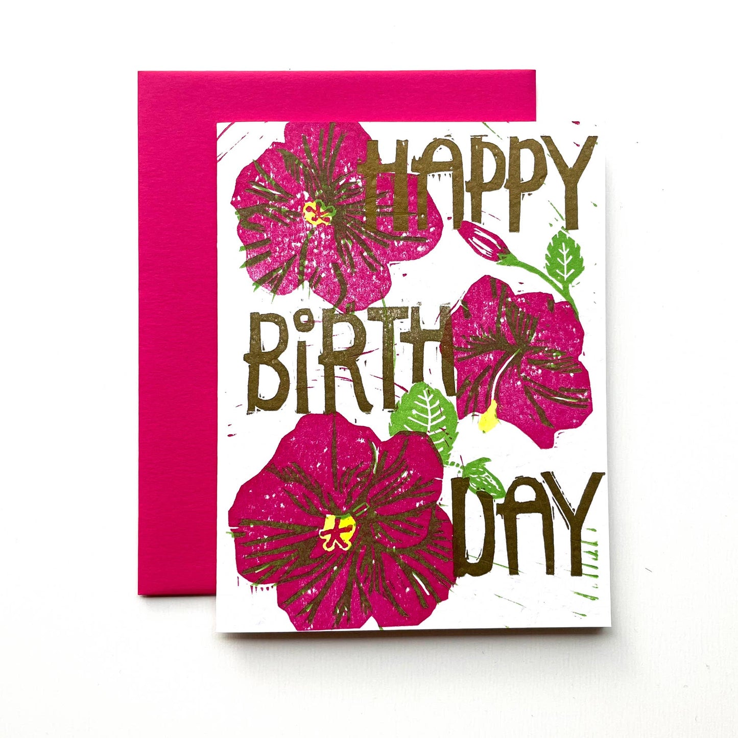 Hibiscus Birthday Card