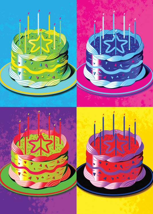 Warhol Cakes Card