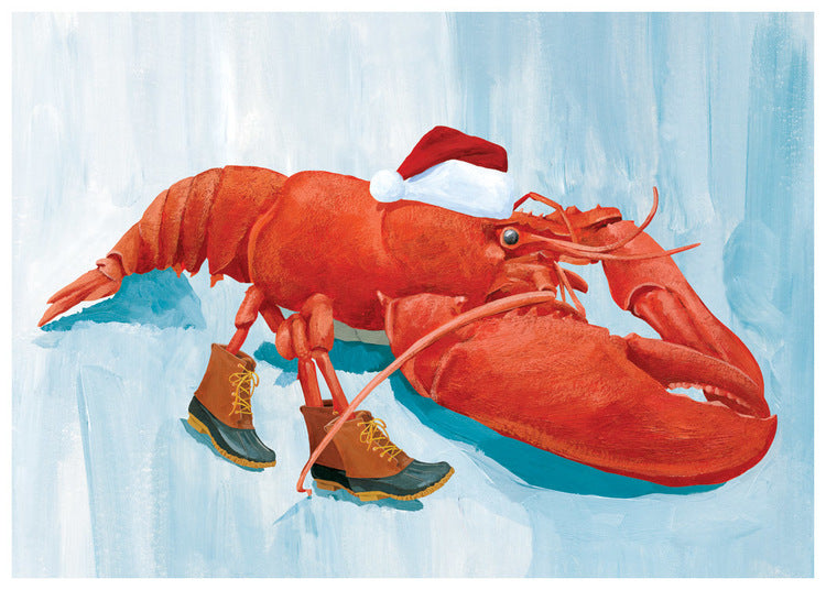Lobster Claus Holiday Card