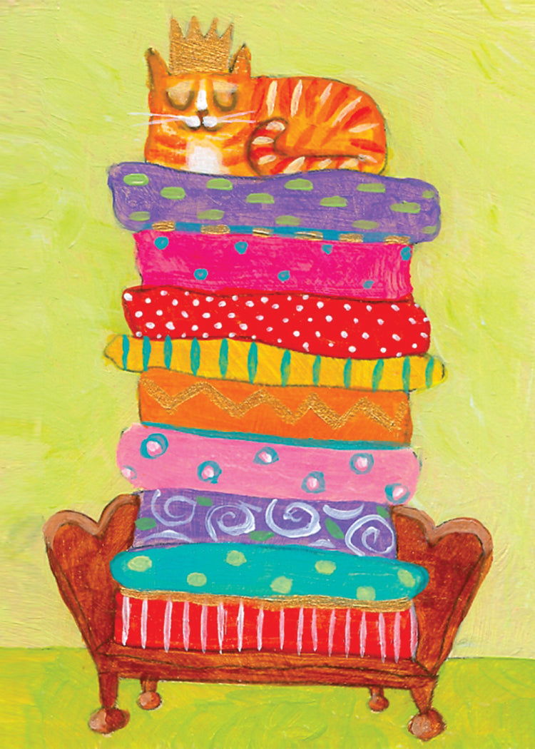 Cat Cushion Mini Card