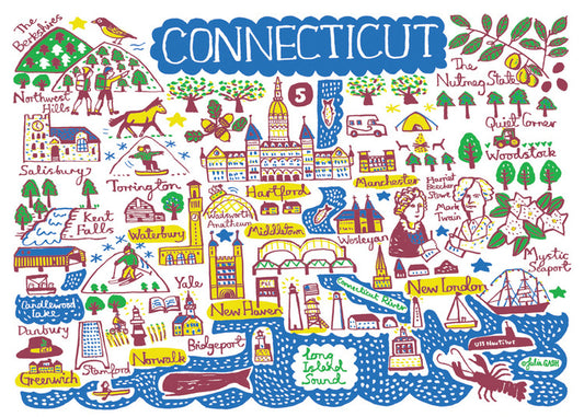 Statescapes: Connecticut Card