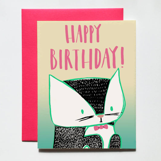 Kitty Birthday Card