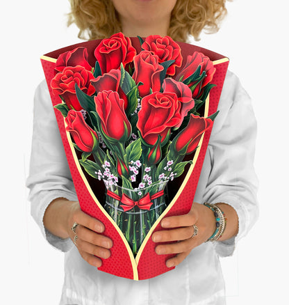 Red Roses Pop-Up Bouquet
