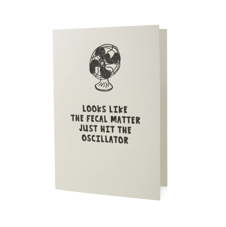 Oscillator Letterpress Blank Card