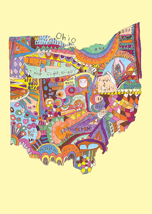 Doodle: Ohio Card