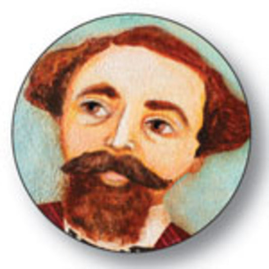 Charles Dickens Button