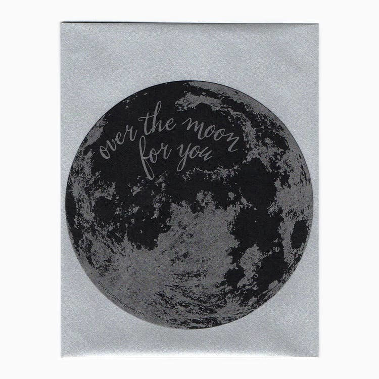 Over the Moon Circle Card