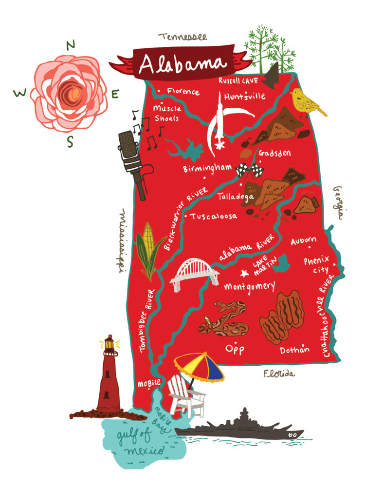 Hello: Alabama Cards – Allport Editions