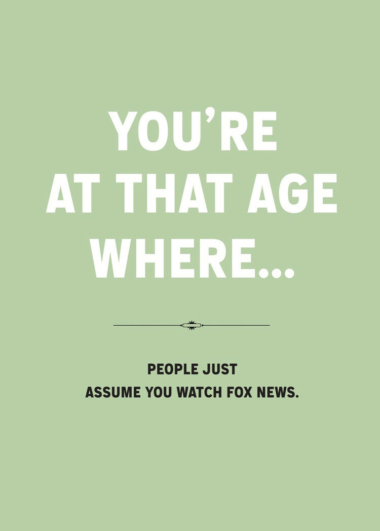 Fox News Birthday Card