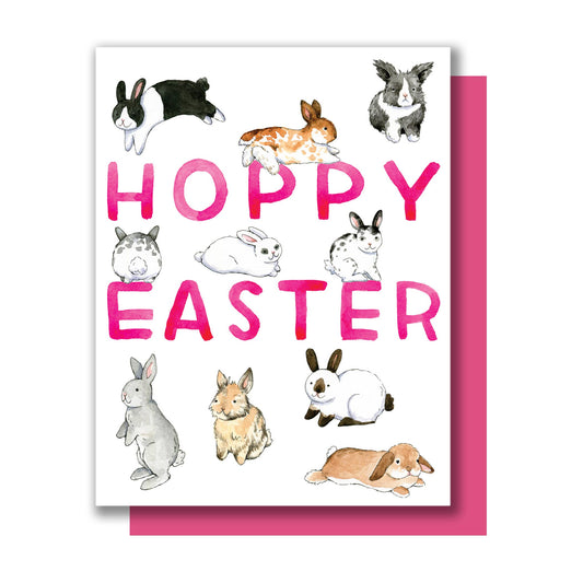 Hoppy Easter Bunnies Card