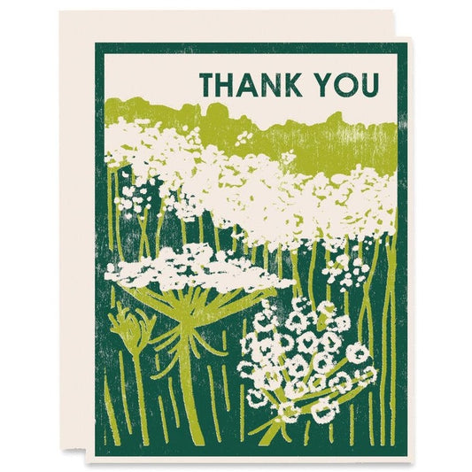 Queen Anne's Lace Thank You Card