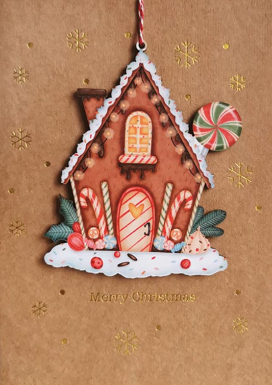 Gingerbread Ornament Card
