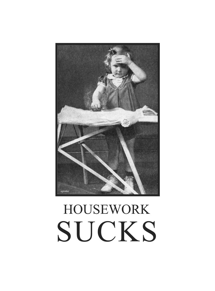 Housework Sucks Humor Card