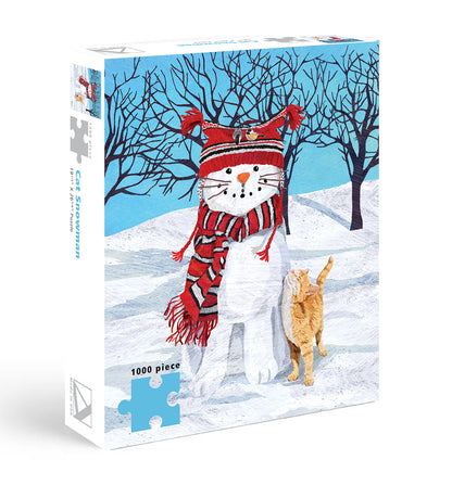 Allport Cat Snowman Puzzle - 1000pc