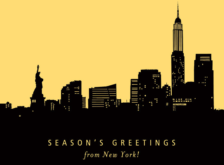 New York Pearl Holiday Card
