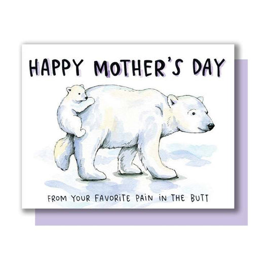 Polar Bear Mom Mother's Day Card
