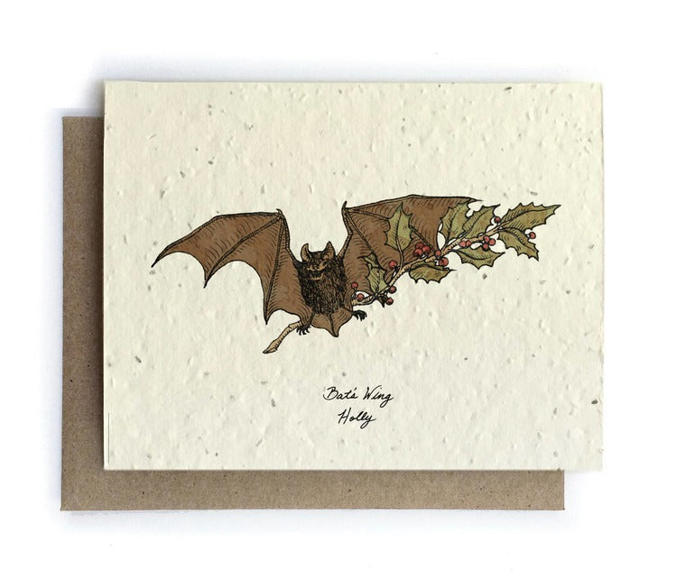 Bat Plantable Seed Card