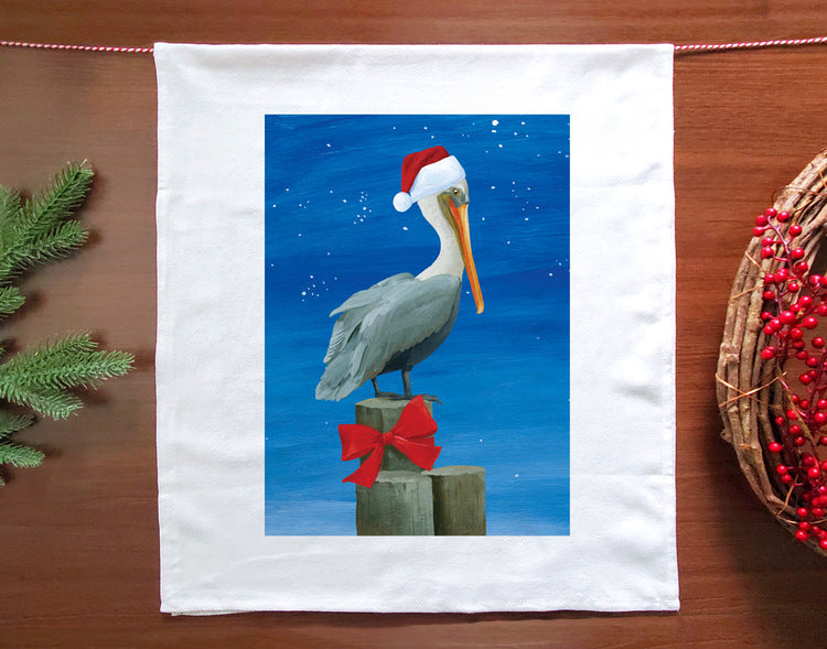 Pelican Present Holiday Towel