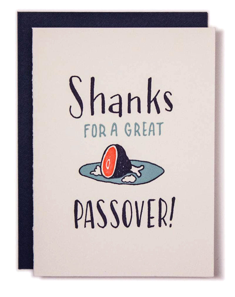 Shanks for a Great Passover Card