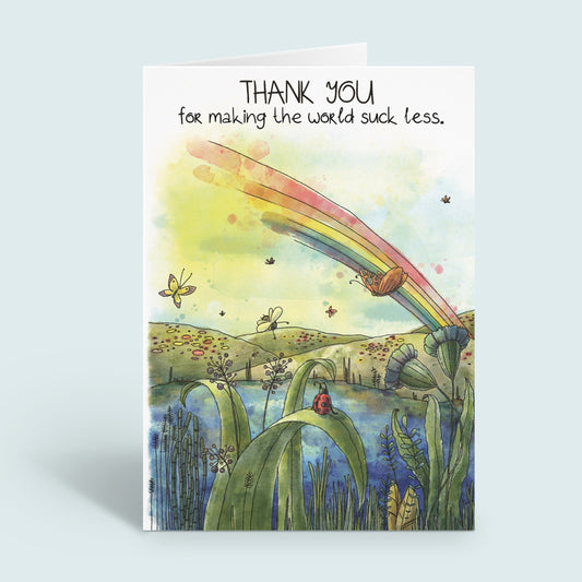 A Whole New World Thank You Card