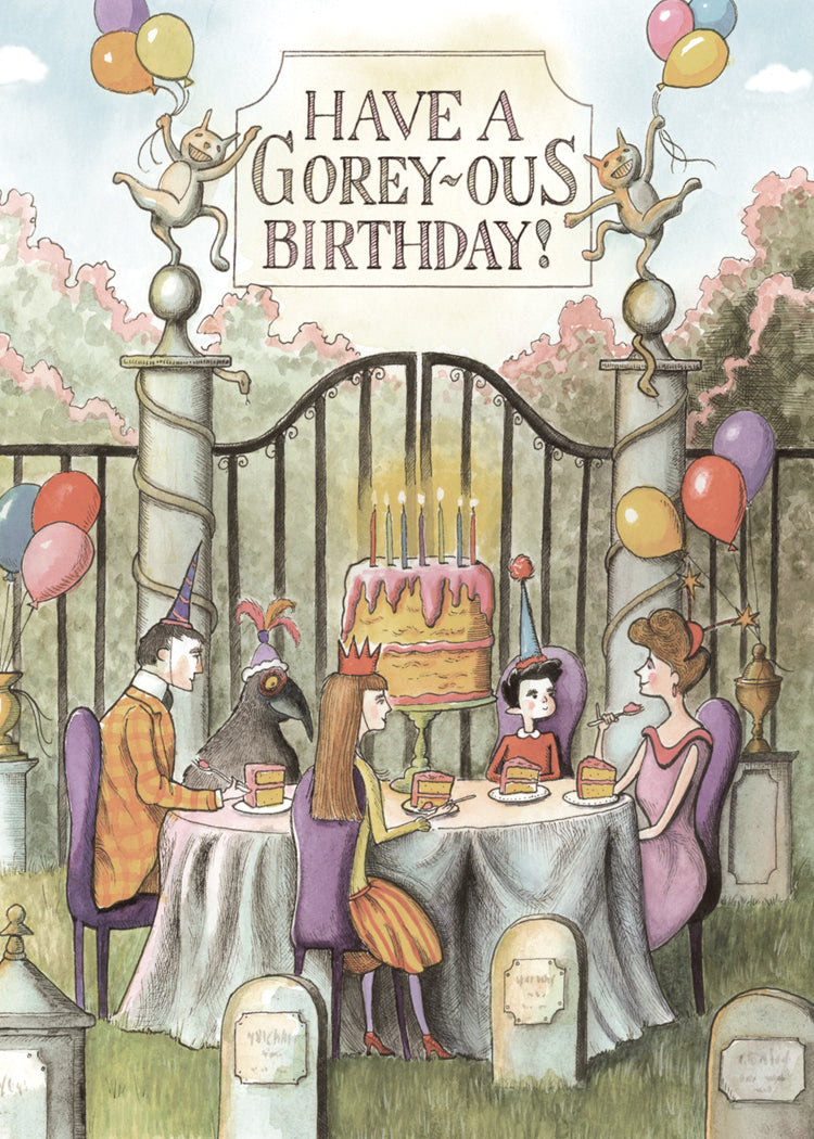 Gorey-ous Birthday Card