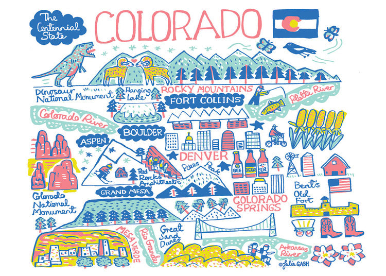 Statescapes: Colorado Card