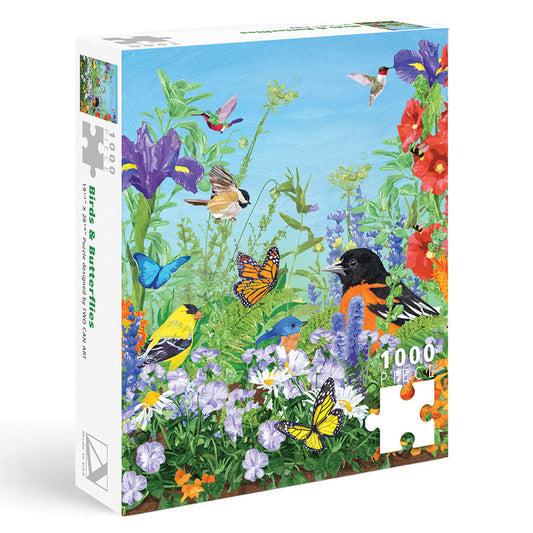 Bird and Butterfly Paradise Puzzle - 1000pc