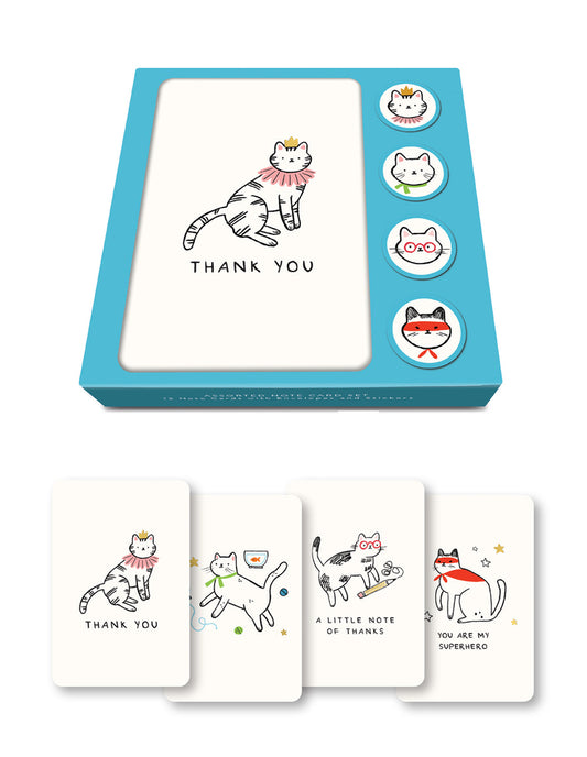 Kitten Caboodle Assorted Note Cards with Stickers