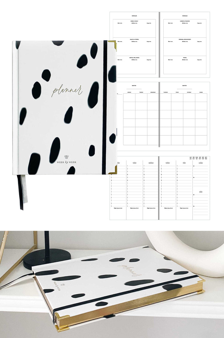 Dalmatian Luxe Undated Weekly Planner