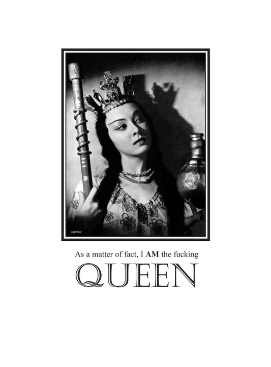 F*cking Queen Humor Card