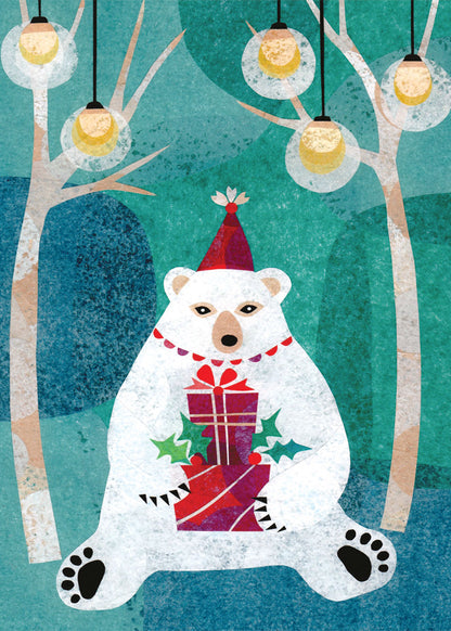 Polar Bear Presents Holiday Card