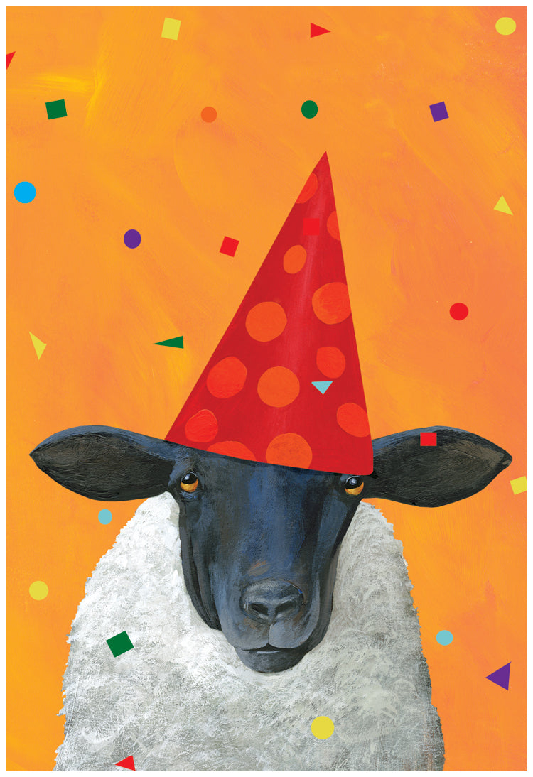 Continental Sheep Birthday Card