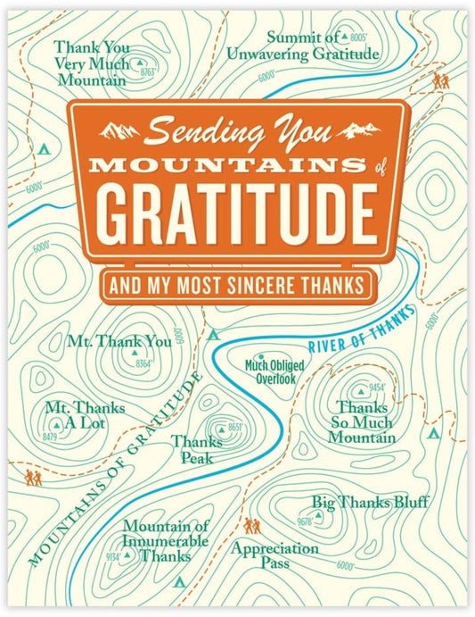Mountains of Gratitude Card