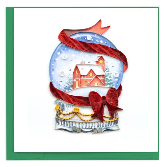 Snowglobe Quilling Card